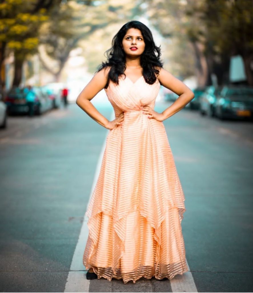 Peach Gown